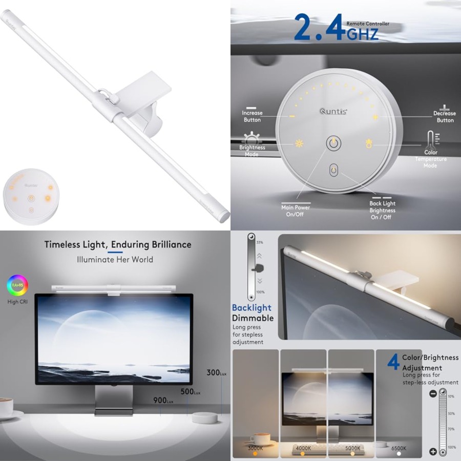 Setup Desk Monitor - Barra de Luz para Monitor com