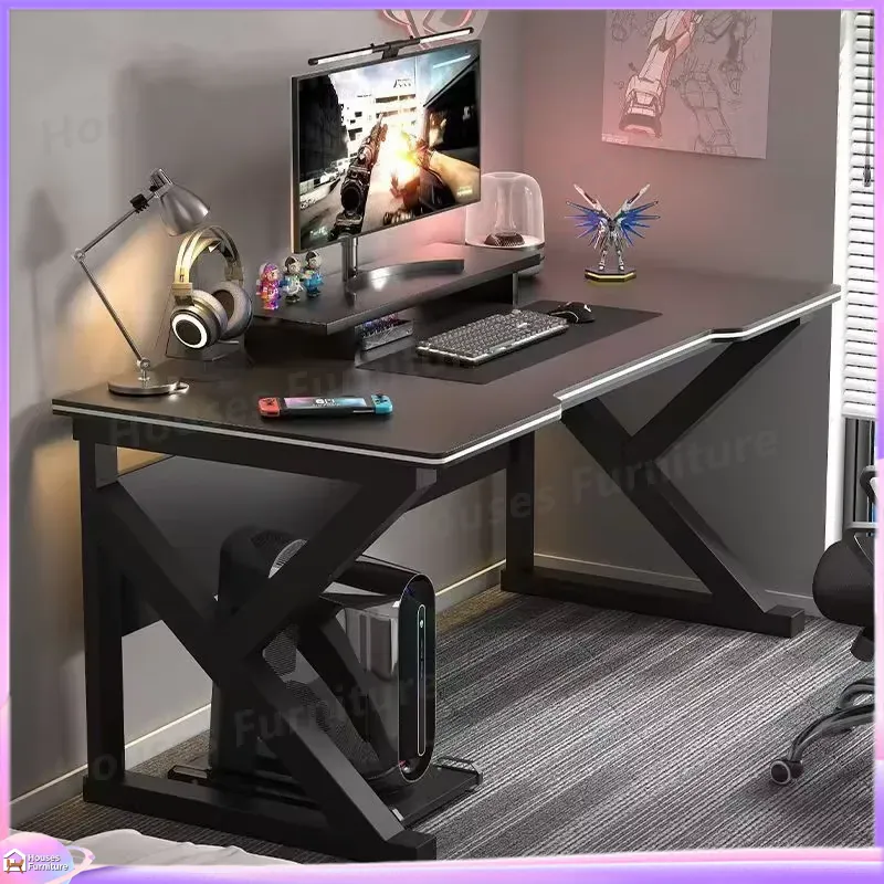 Desk Setup L Shaped - Mesa de Computador Gamer Cafe Metal