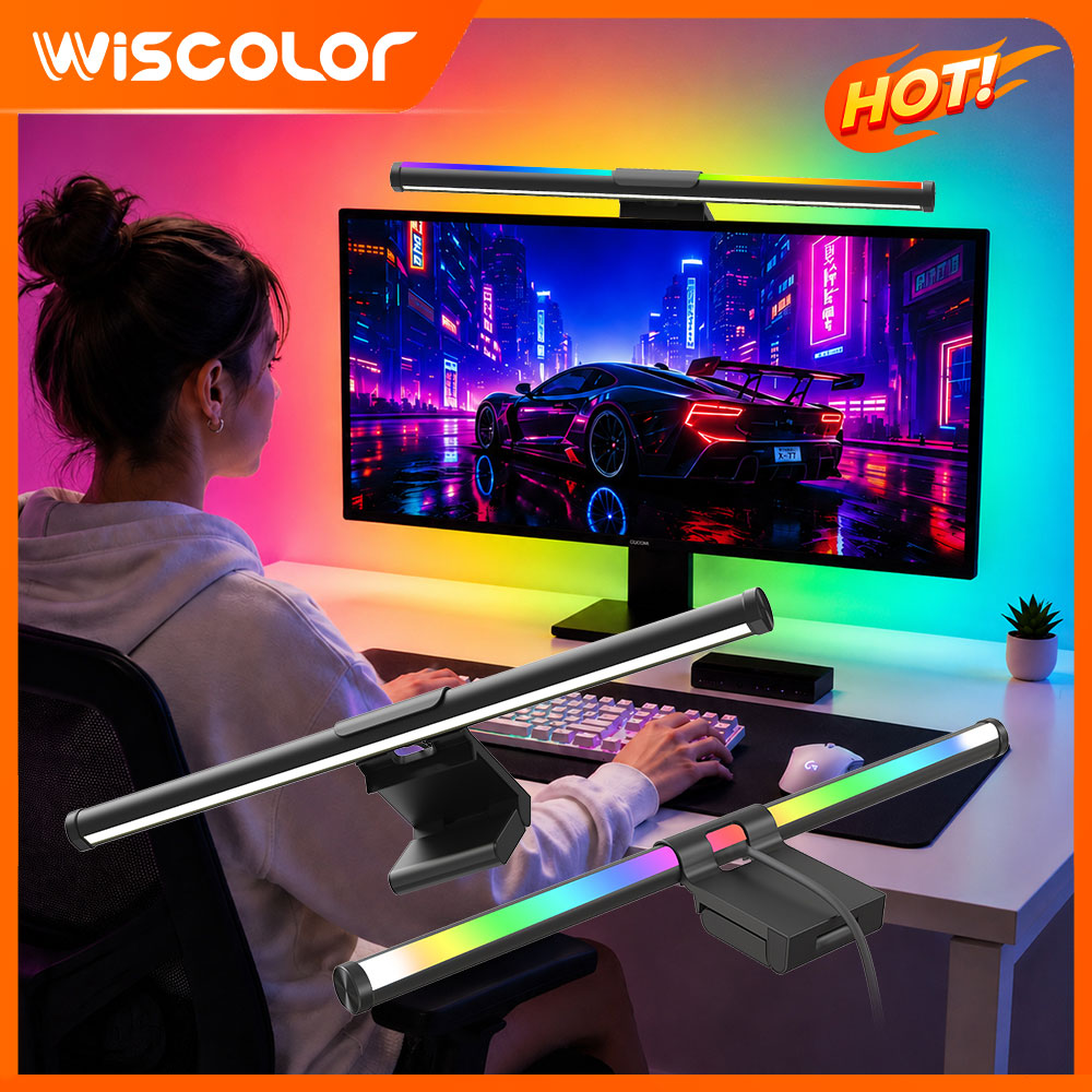 Setup Desk Monitor - Barra de Luz Wi-Fi para Monitor,