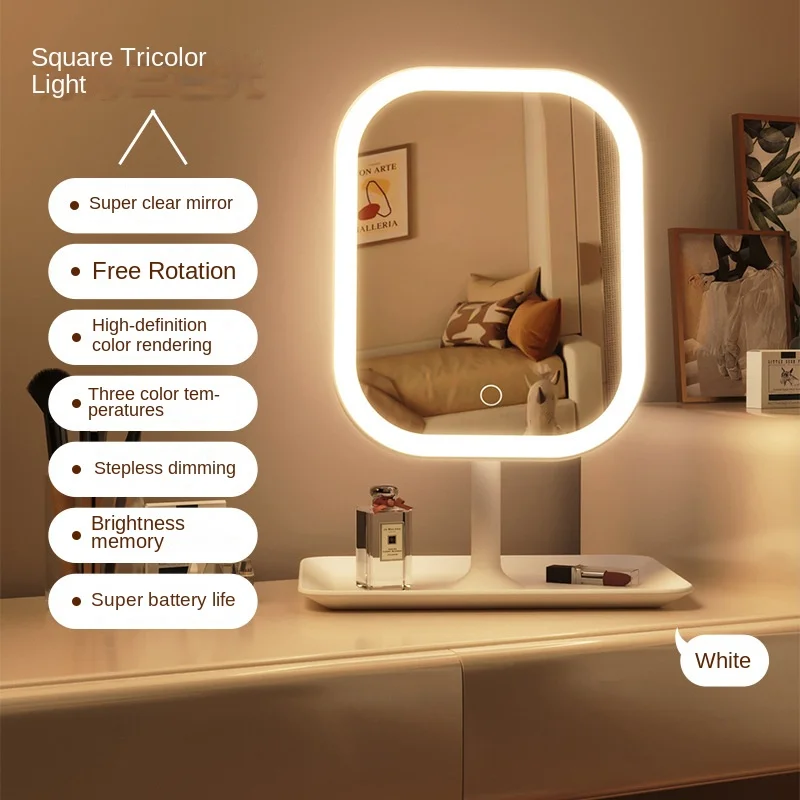 Desk Setup Lamp - Novo Espelho de Maquiagem LED Moderno