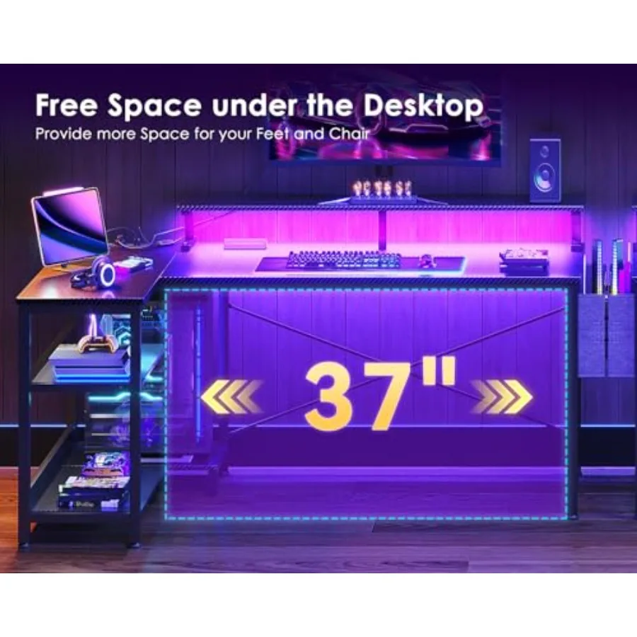 Mesa de jogos em formato de «L - Desk Setup L Shaped avaliação e preço