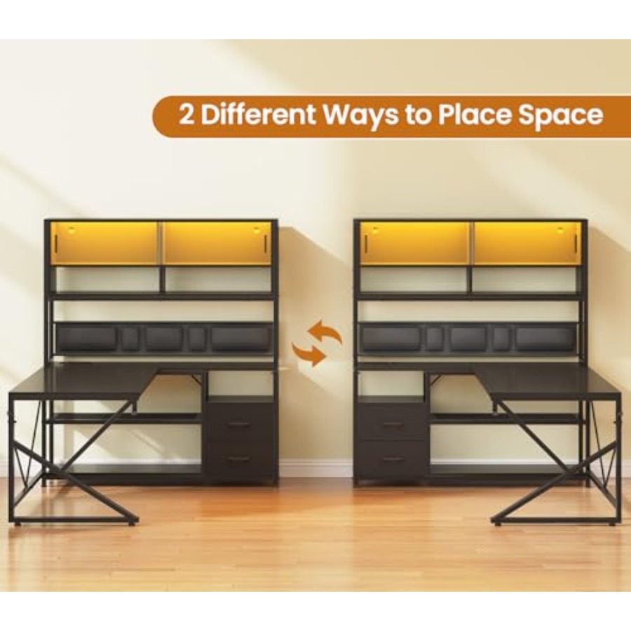 Mesa de jogos em formato de «L - Desk Setup L Shaped avaliação e preço