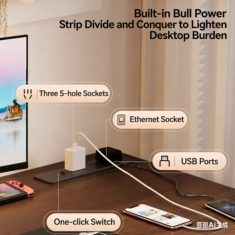 Mesa Elétrica Moderna com Dois - Setup Desk Monitor avaliação e preço