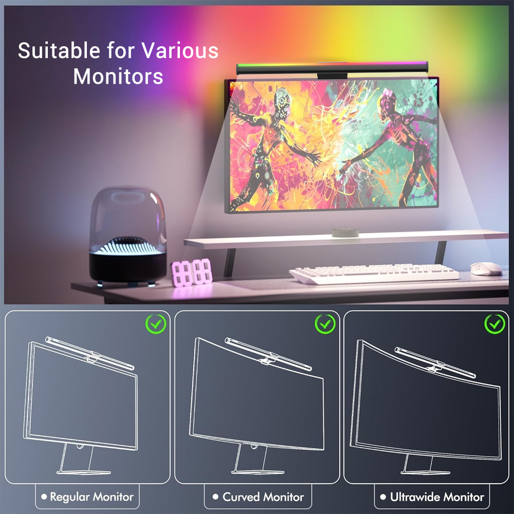 Barra de Luz Wi-Fi para Monito - Setup Desk Monitor avaliação e preço